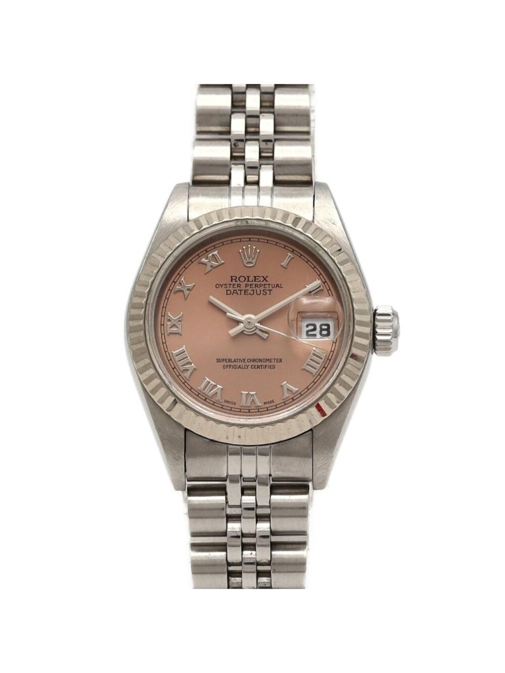 Rolex Datejust Stainless Steel White Gold Automatic